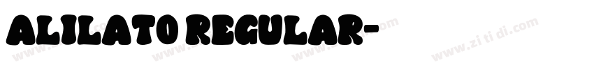 Alilato Regular字体转换